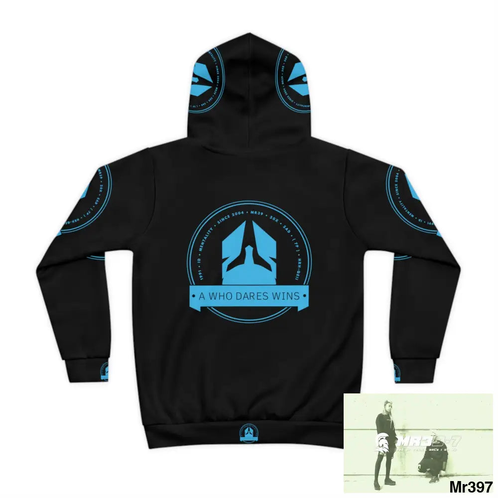 A1 Who Dares Wins with Tactical inside hood A1 Who dares Wins Mentality -. Children’s Hoodie (AOP) All Over Prints