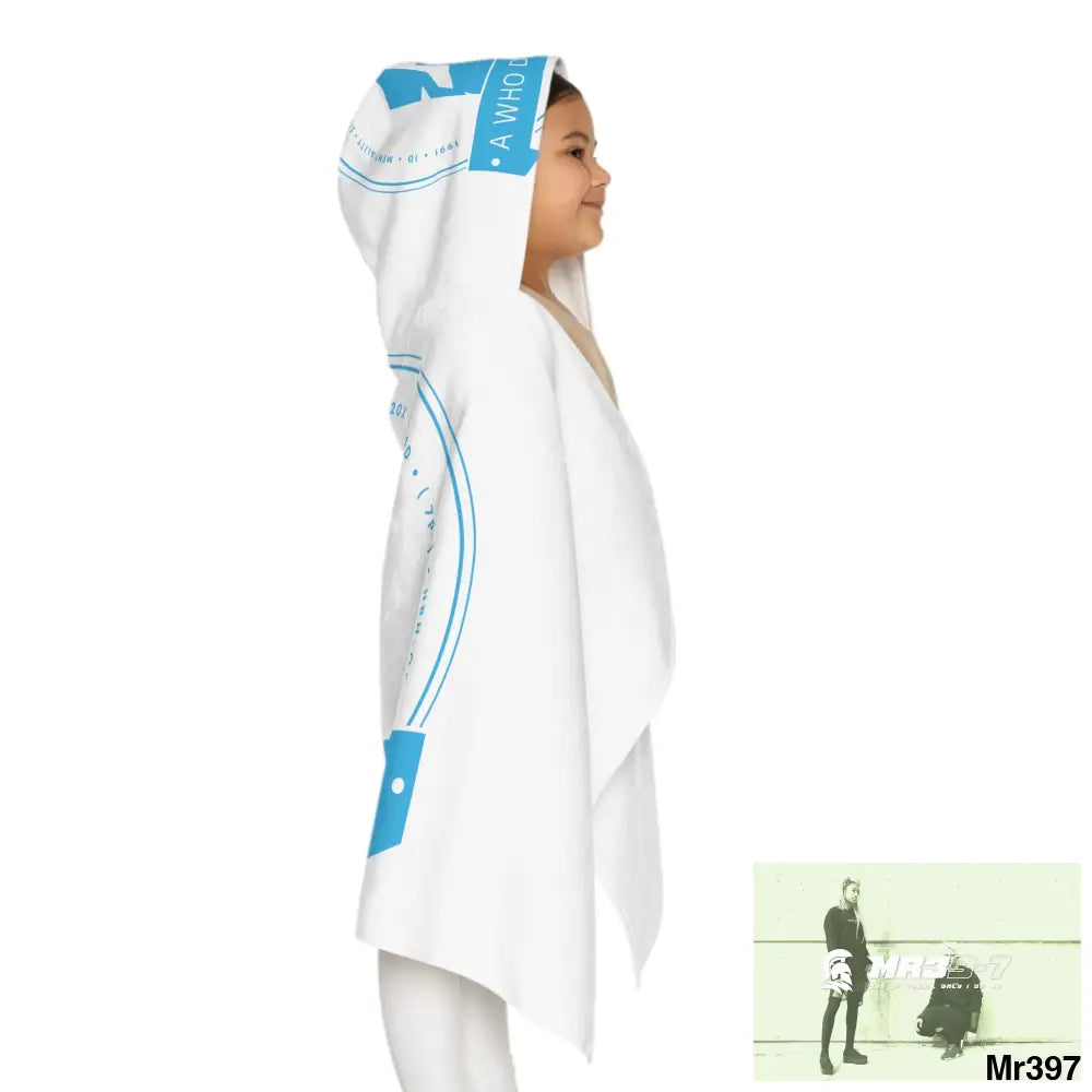A1- Who Dares Wins Youth Hooded Towel 24’’ × 48’’ All Over Prints