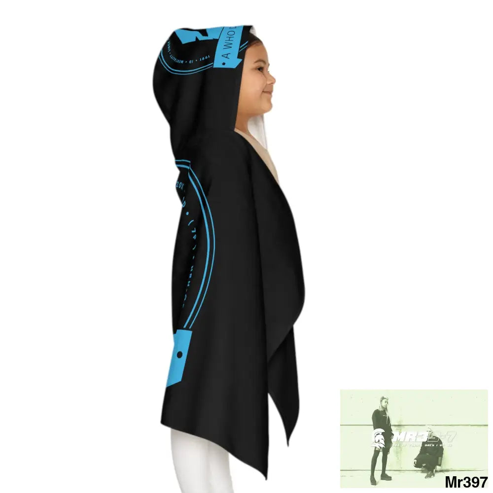 A1- Who Dares Wins Youth Hooded Towel 24’’ × 48’’ All Over Prints