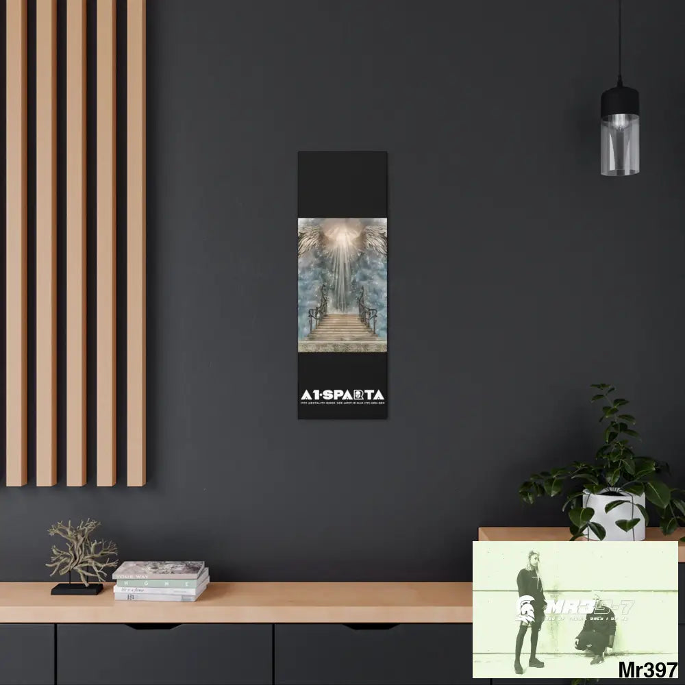 A1Sparta Canvas Gallery Wraps The steps to Heaven 12″ x 36″ / Premium Gallery Wraps (1.25″) Canvas