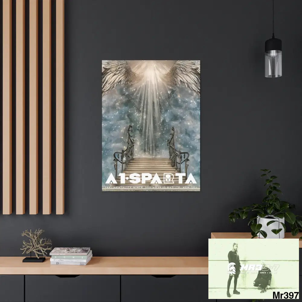 A1Sparta Canvas Gallery Wraps The steps to Heaven 30″ x 40″ / Premium Gallery Wraps (1.25″) Canvas