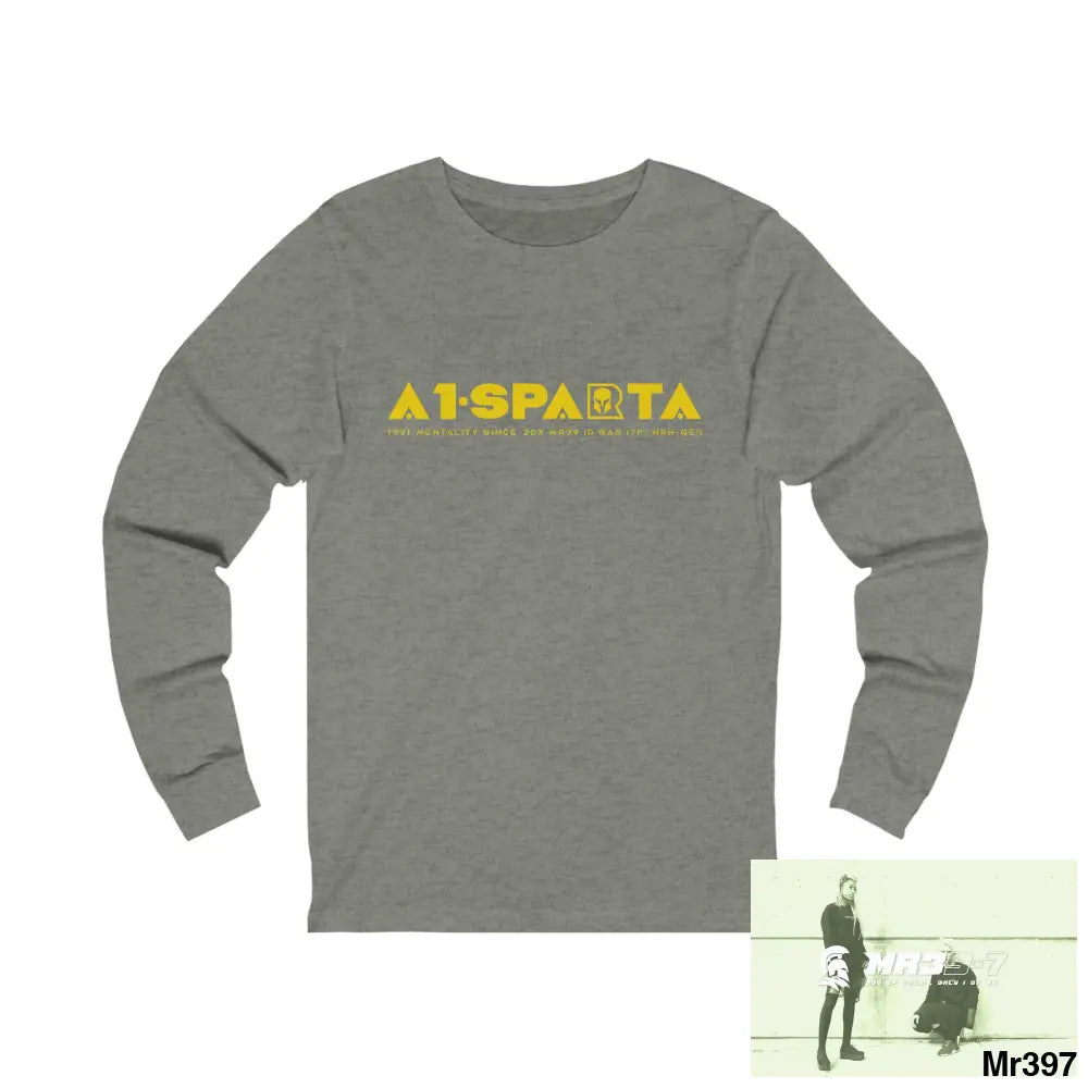A1Sparta Unisex Jersey Long Sleeve Tee S / Grey TriBlend Long-sleeve