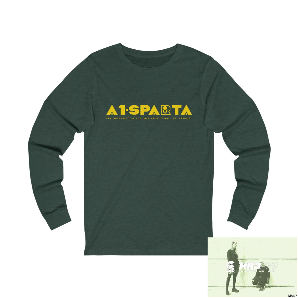 A1Sparta Unisex Jersey Long Sleeve Tee S / Heather Forest Long-sleeve
