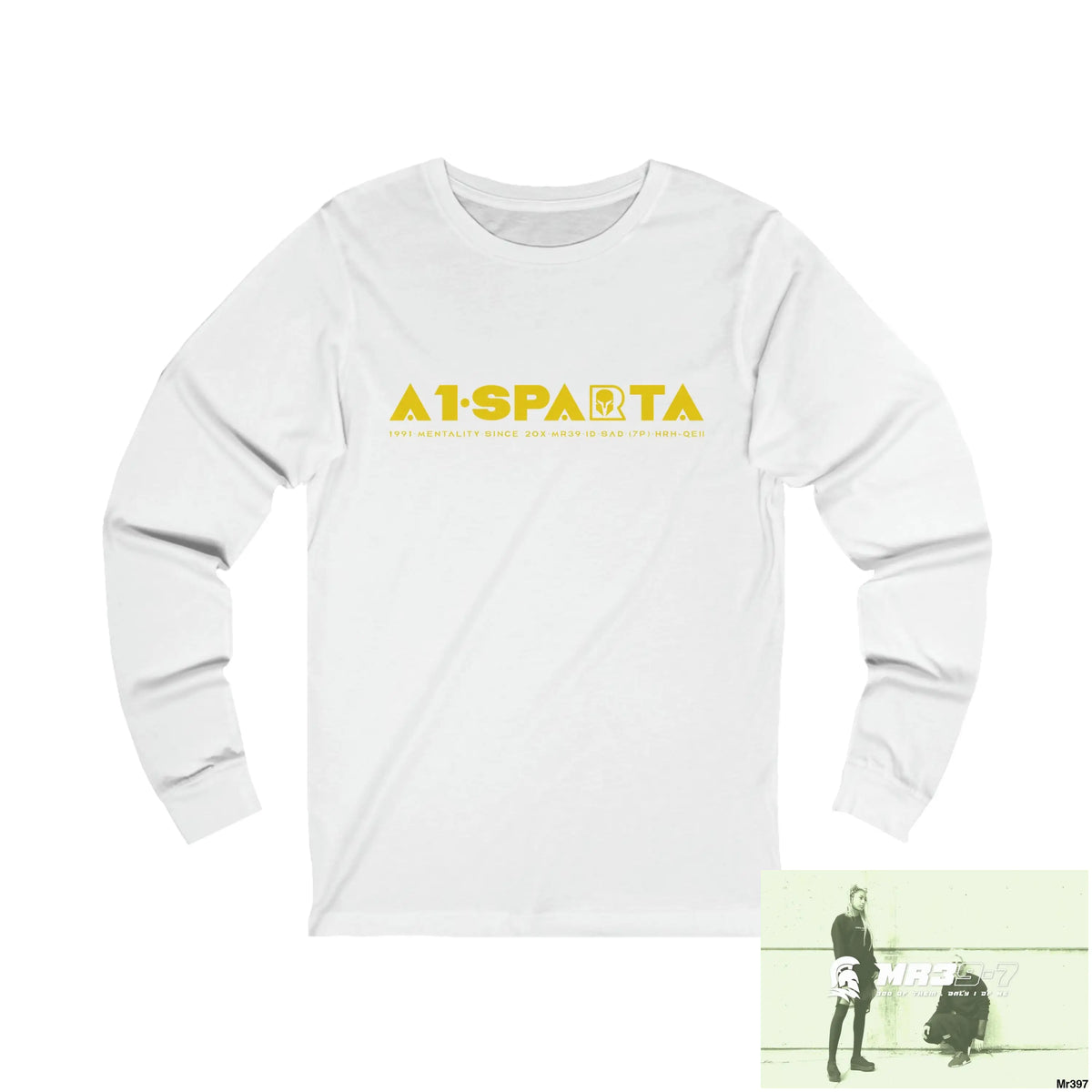 A1Sparta Unisex Jersey Long Sleeve Tee S / White Long-sleeve