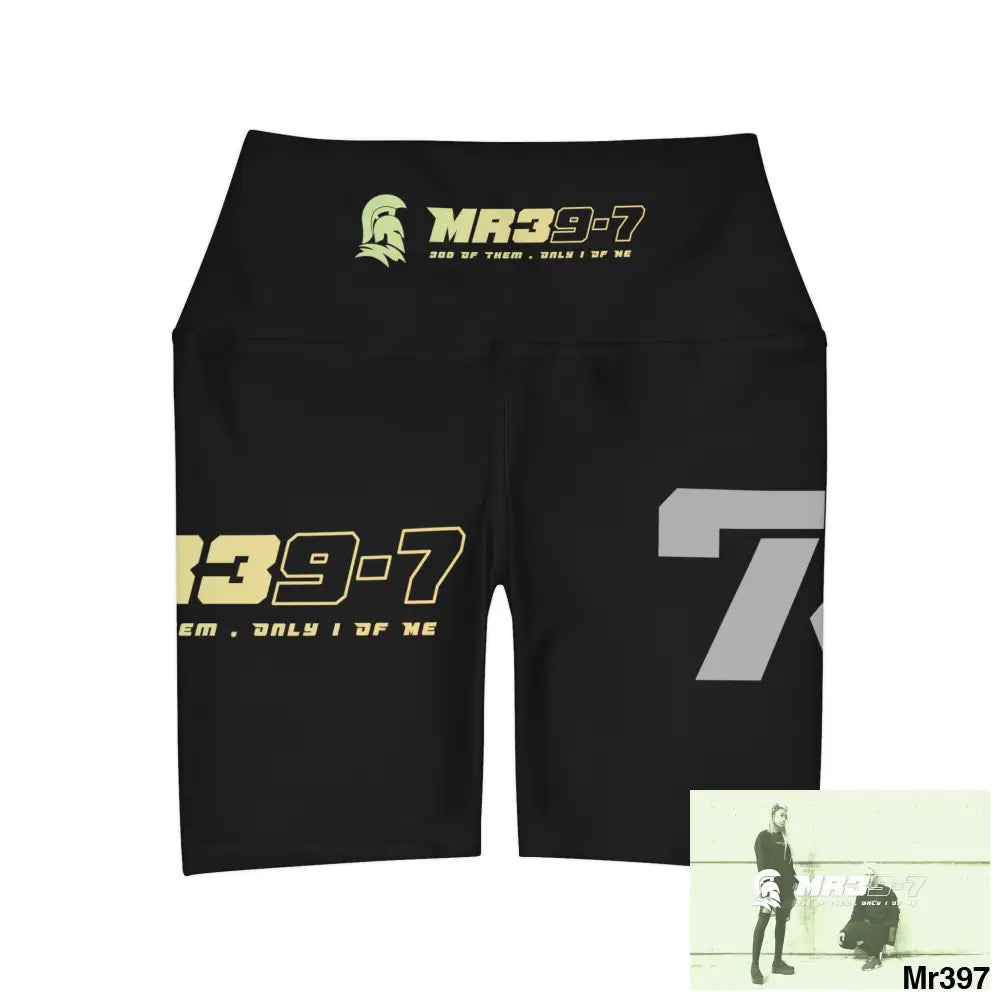 A1Vigilante Gwynedd 20X High Waisted Yoga Shorts (AOP) 2XS All Over Prints