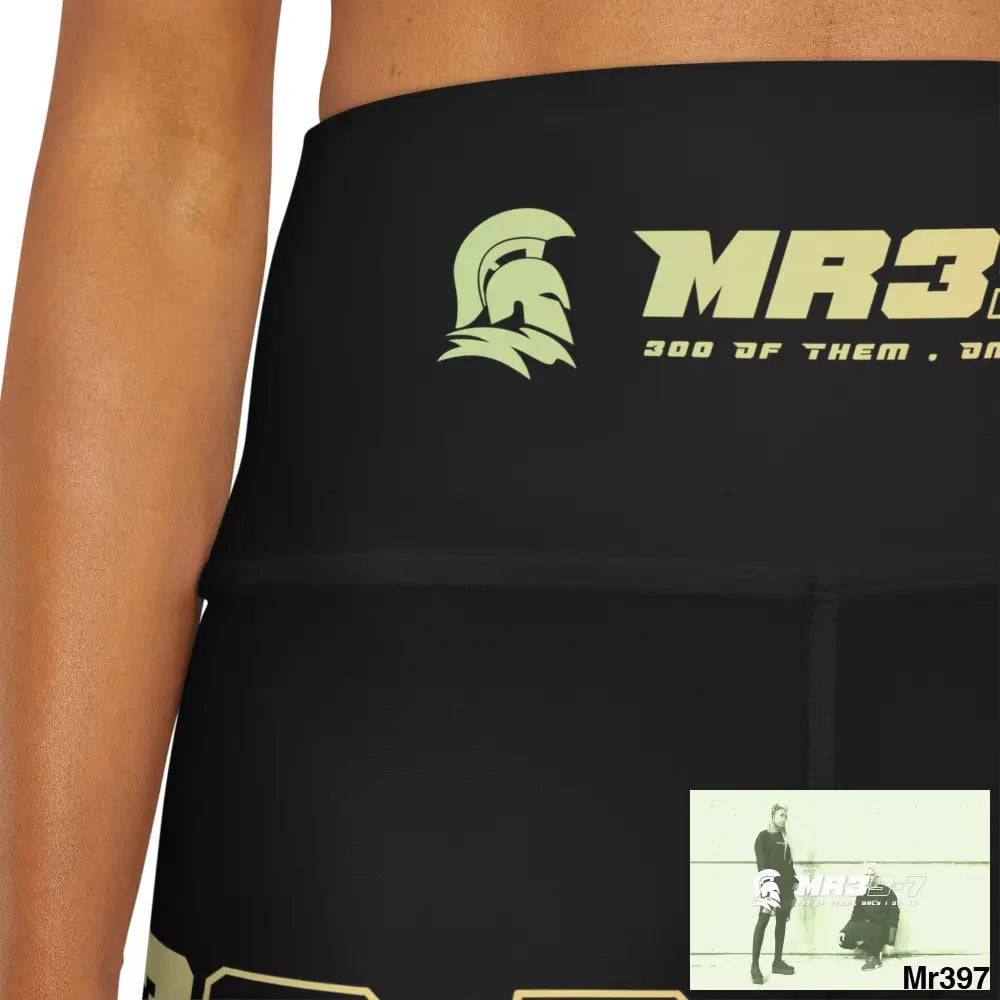 A1Vigilante Gwynedd 20X High Waisted Yoga Shorts (AOP) All Over Prints