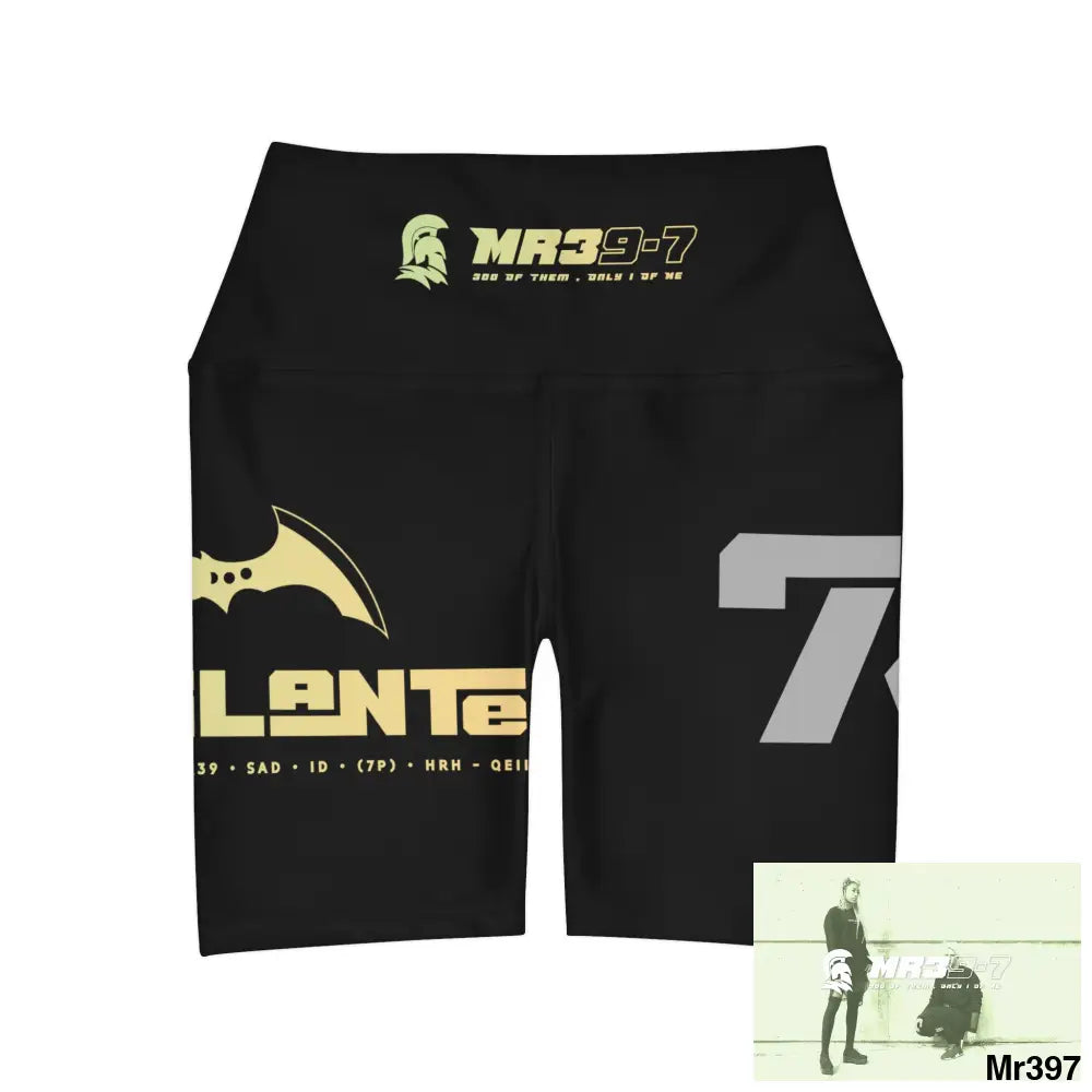 A1Vigilante Thailand 02-2016 High Waisted Yoga Shorts (AOP) All Over Prints