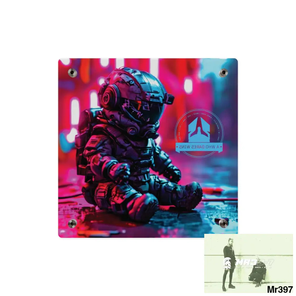 A1WDW Defiance Weapons of choice no 8 2628 days Death Flat Covert Failures Ltd Edition no 22 Acrylic Wall Art Panels