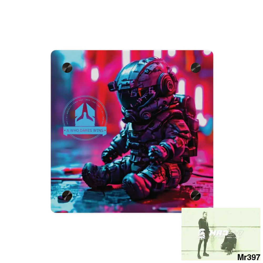 A1WDW Defiance Weapons of choice no 8 2628 days Death Flat Covert Failures Ltd Edition no 22 Acrylic Wall Art Panels