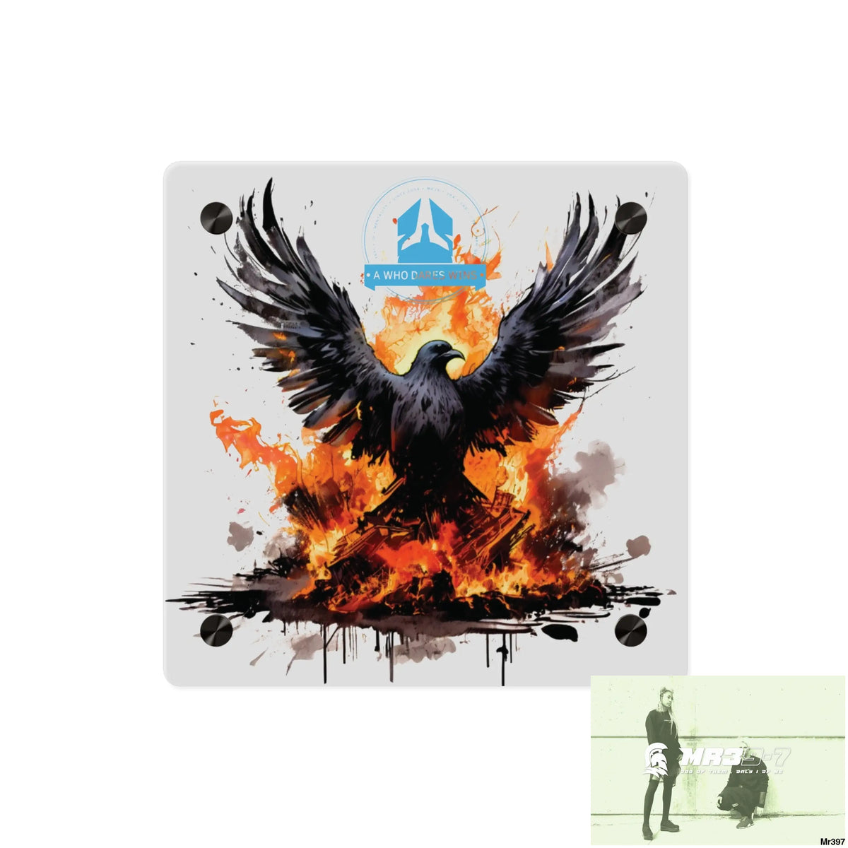 A1WDW Escape from the block no 17 2628 days Death Flat Covert Failures Ltd Edition no 22 Acrylic Wall Art Panels 8’’ x
