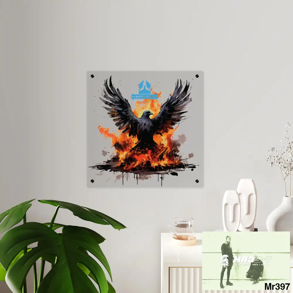 A1WDW Escape from the block no 17 2628 days Death Flat Covert Failures Ltd Edition no 22 Acrylic Wall Art Panels Home