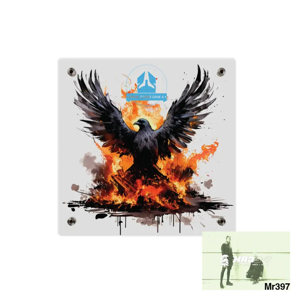 A1WDW Escape from the block no 17 2628 days Death Flat Covert Failures Ltd Edition no 22 Acrylic Wall Art Panels Home