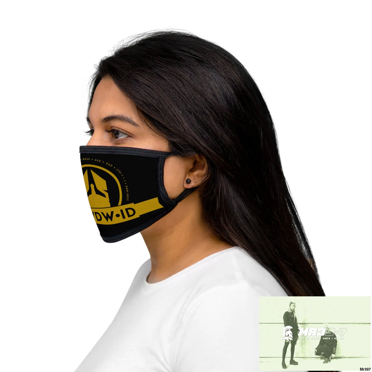 A1WDW.ID Mixed-Fabric Face Mask One size Accessories