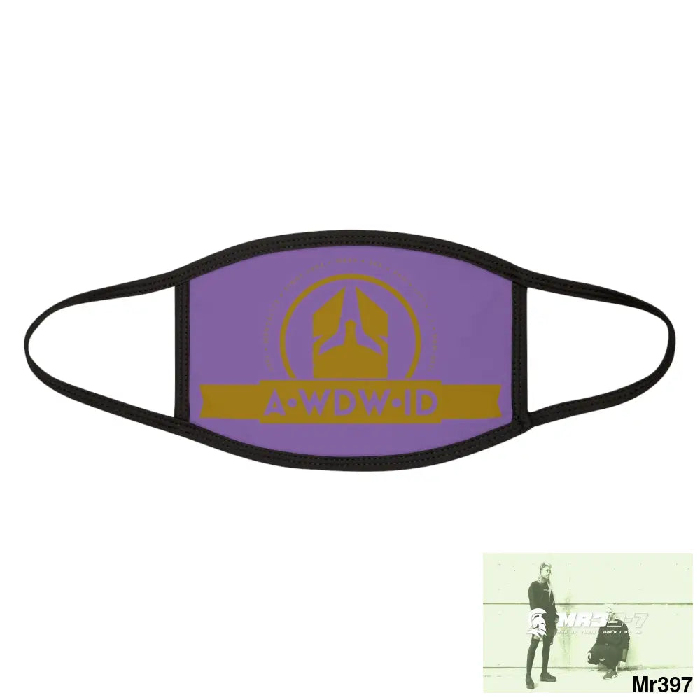 A1WDW.ID Mixed-Fabric Face Mask One size Accessories