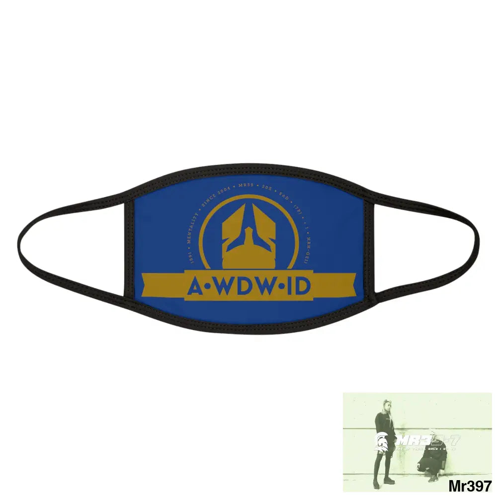 A1WDW.ID Mixed-Fabric Face Mask One size Accessories