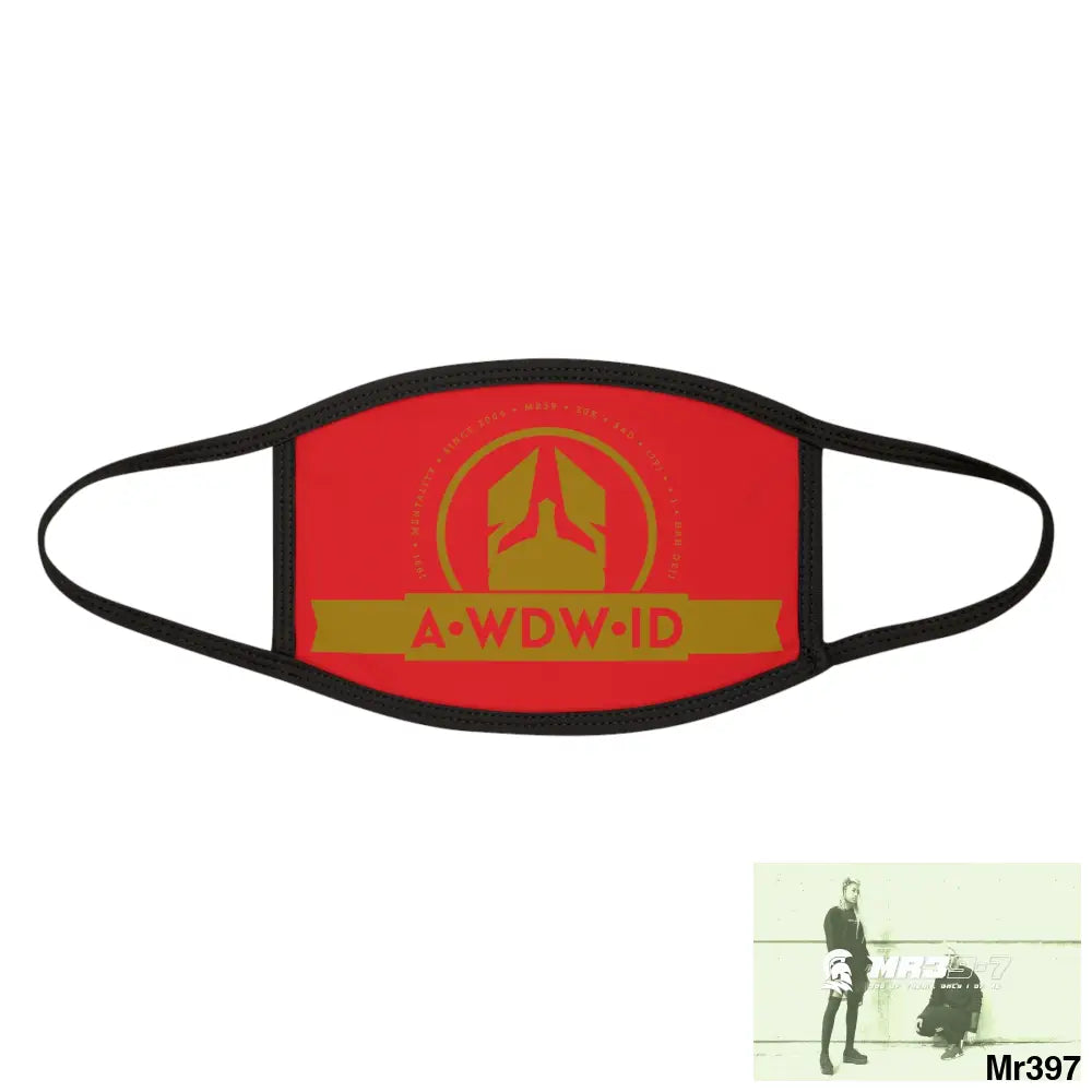 A1WDW.ID Mixed-Fabric Face Mask One size Accessories