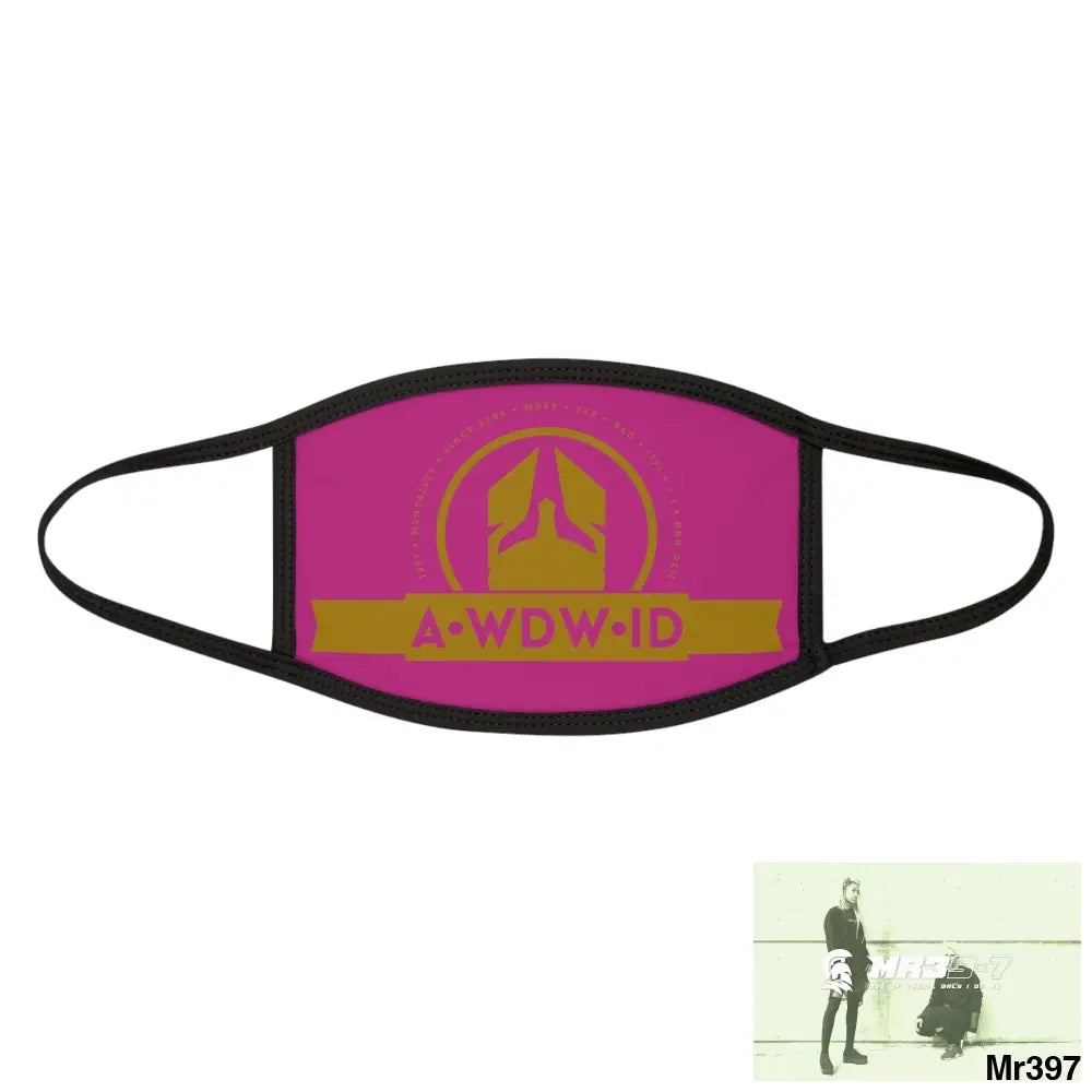 A1WDW.ID Mixed-Fabric Face Mask One size Accessories