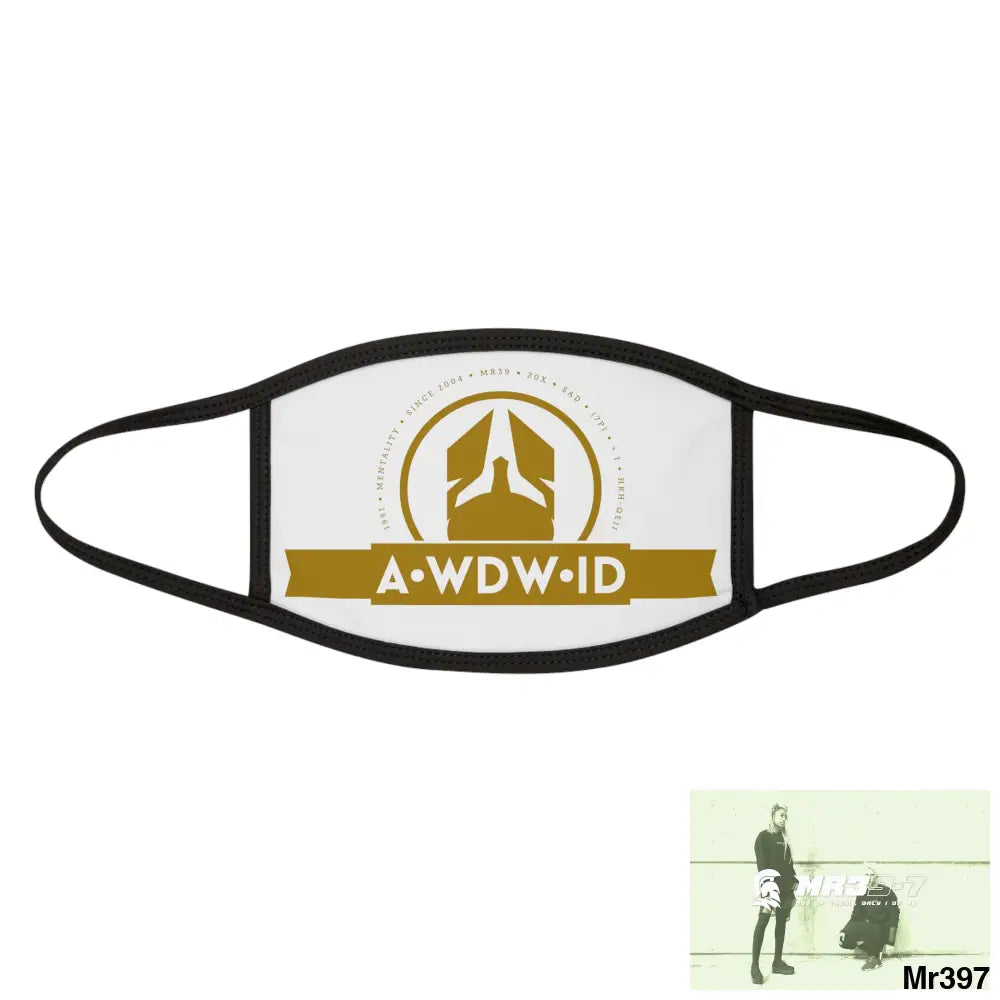 A1WDW.ID Mixed-Fabric Face Mask One size Accessories