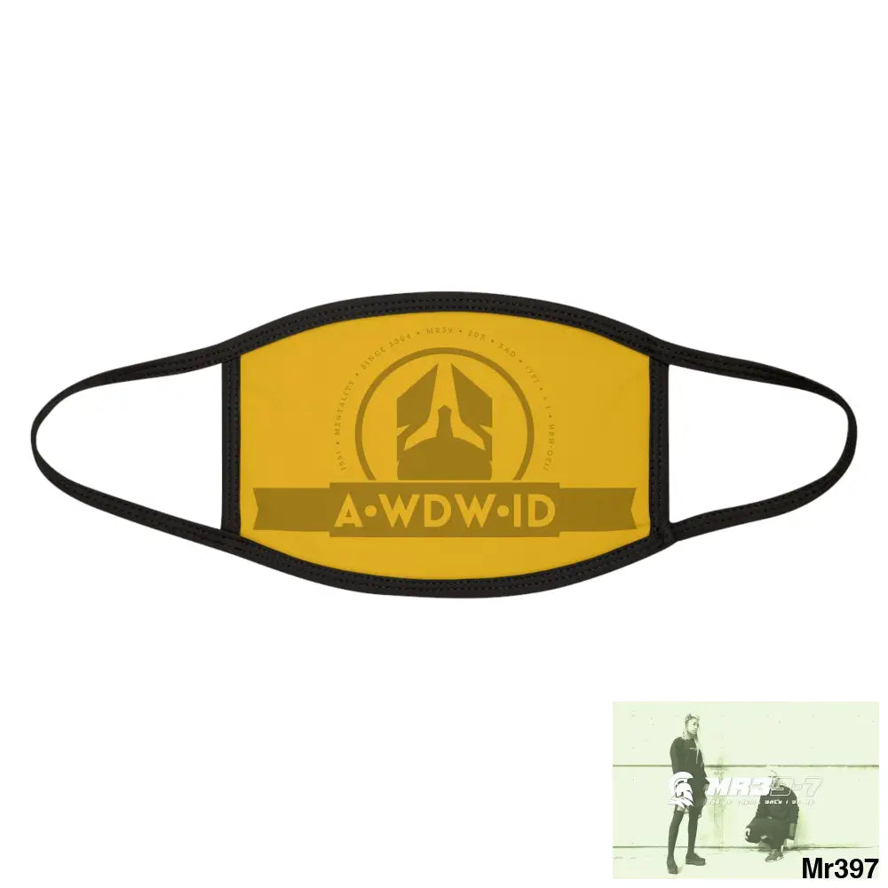 A1WDW.ID Mixed-Fabric Face Mask One size Accessories