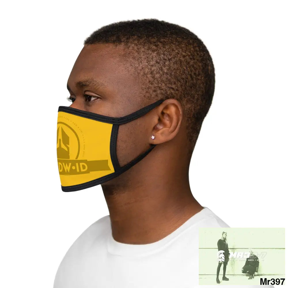 A1WDW.ID Mixed-Fabric Face Mask One size Accessories