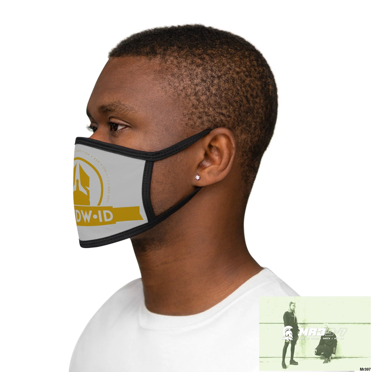 A1WDW.ID Mixed-Fabric Face Mask One size Accessories