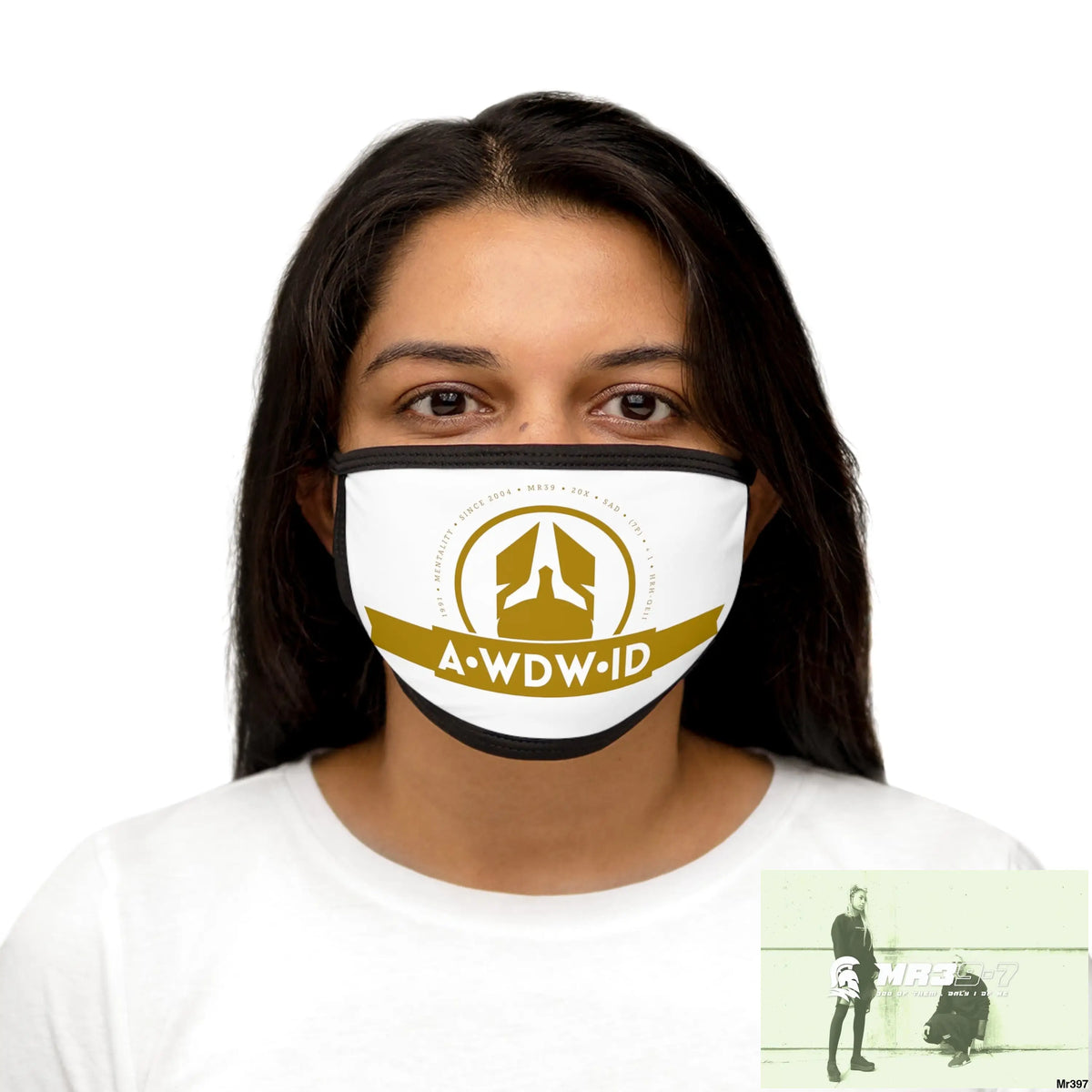 A1WDW.ID Mixed-Fabric Face Mask One size Accessories