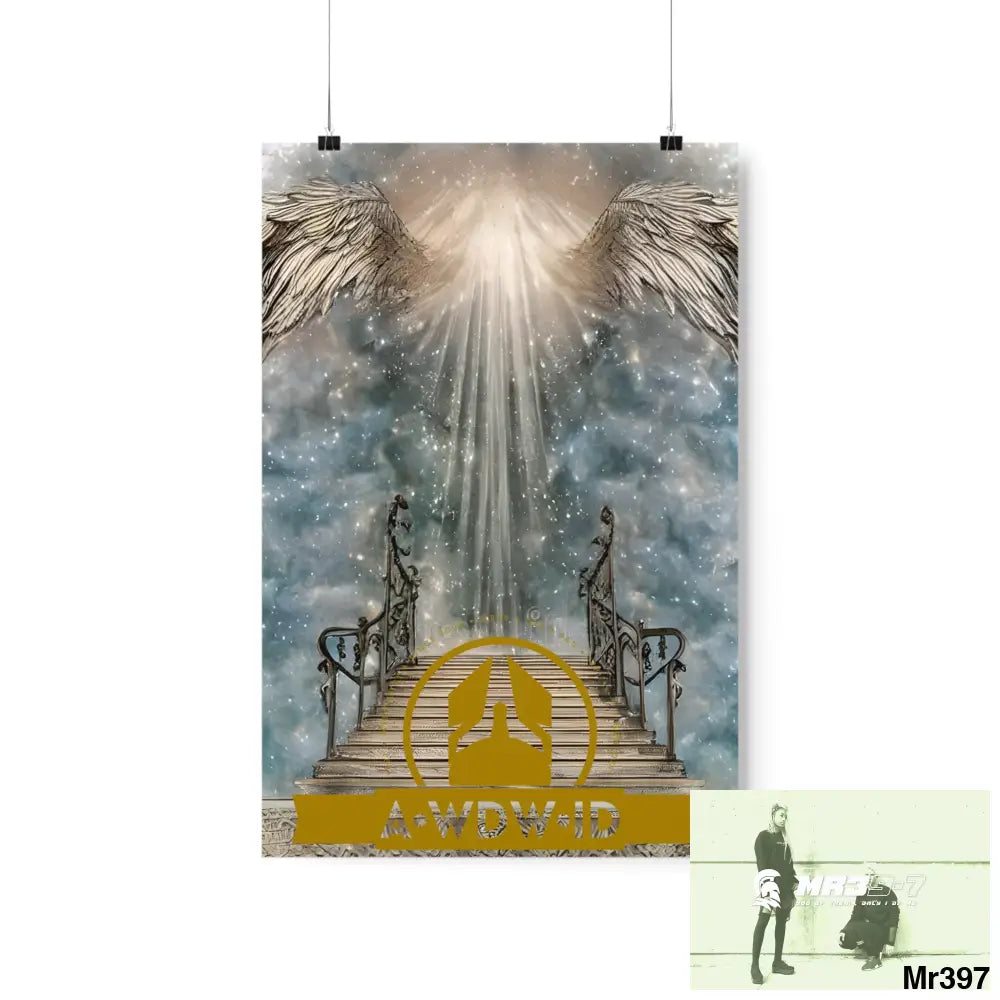 A1WDW.ID stairway to heaven. Matte Vertical Posters 12″ x 18″ / Matte Poster