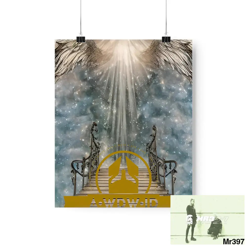 A1WDW.ID stairway to heaven. Matte Vertical Posters 9’’ x 11’’ / Matte Poster