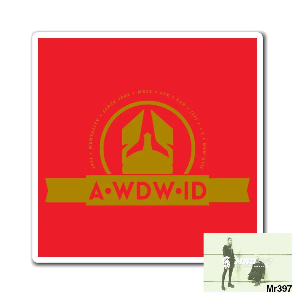 A1WDW.ID Vigilante Magnet 4’’ × 4’’ Paper products