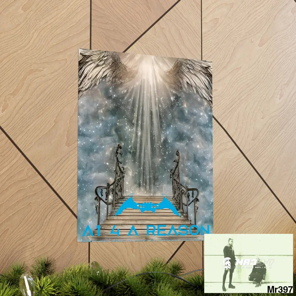 AI 4 A Reason stairway to heaven. Matte Vertical Posters Poster
