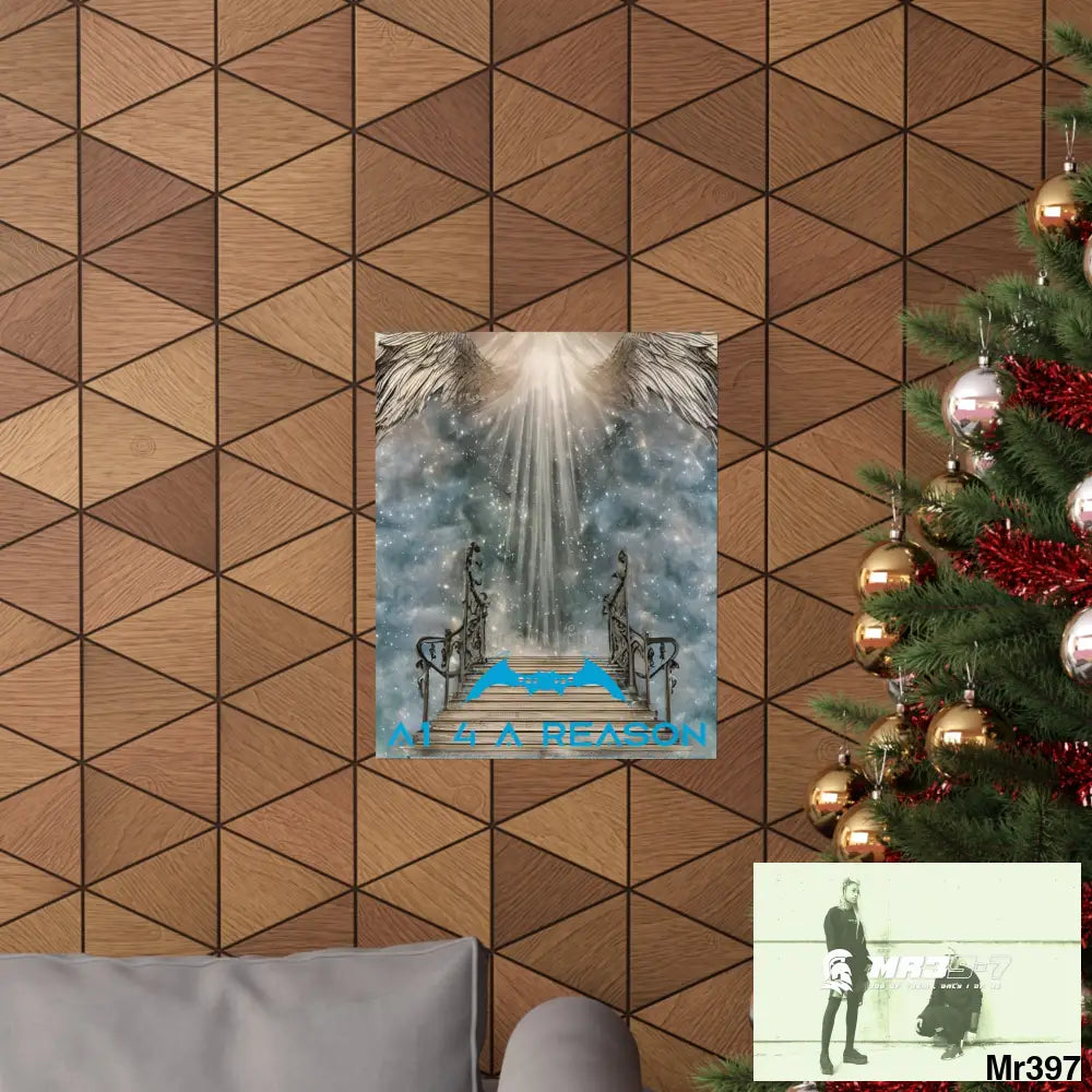 AI 4 A Reason stairway to heaven. Matte Vertical Posters Poster