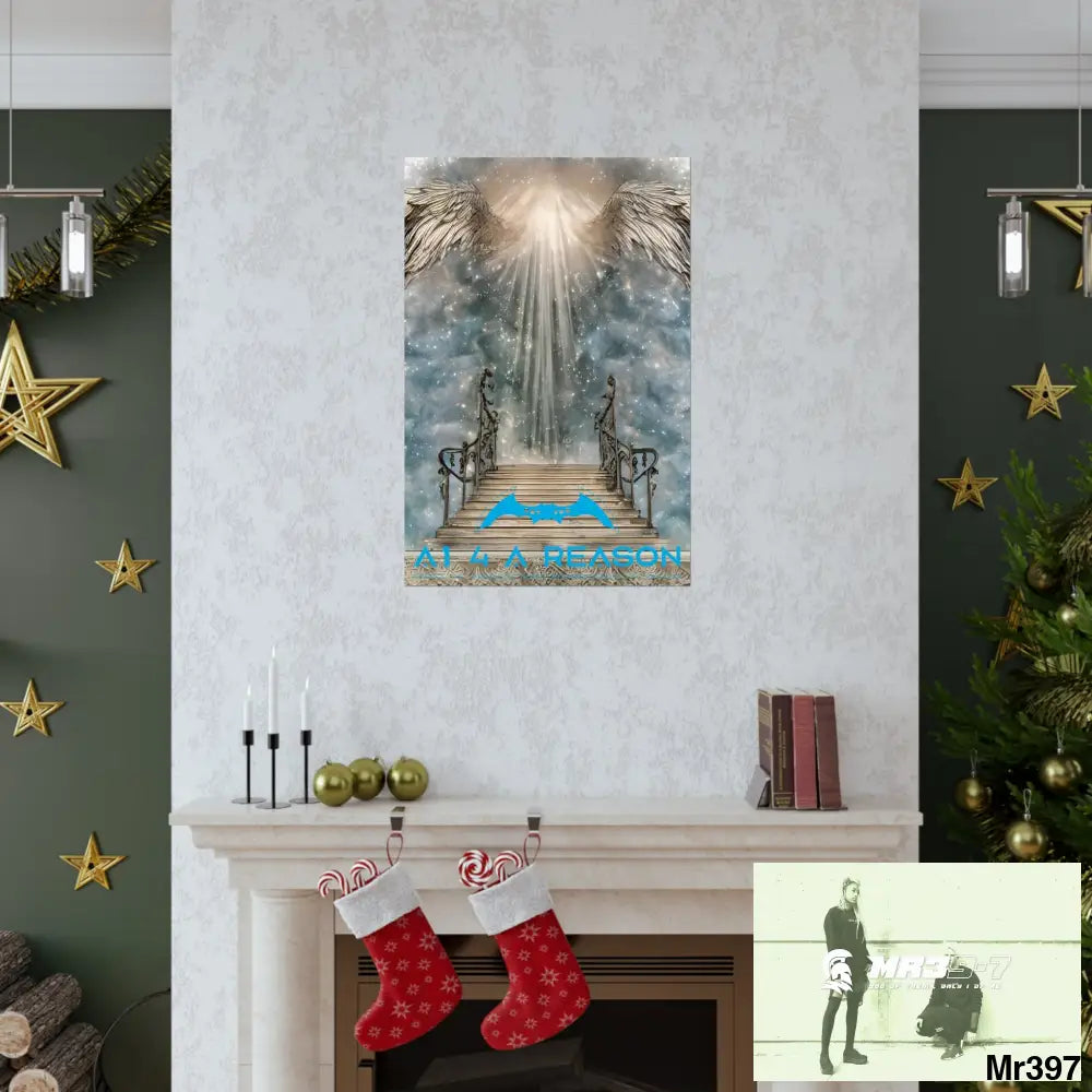 AI 4 A Reason stairway to heaven. Matte Vertical Posters Poster