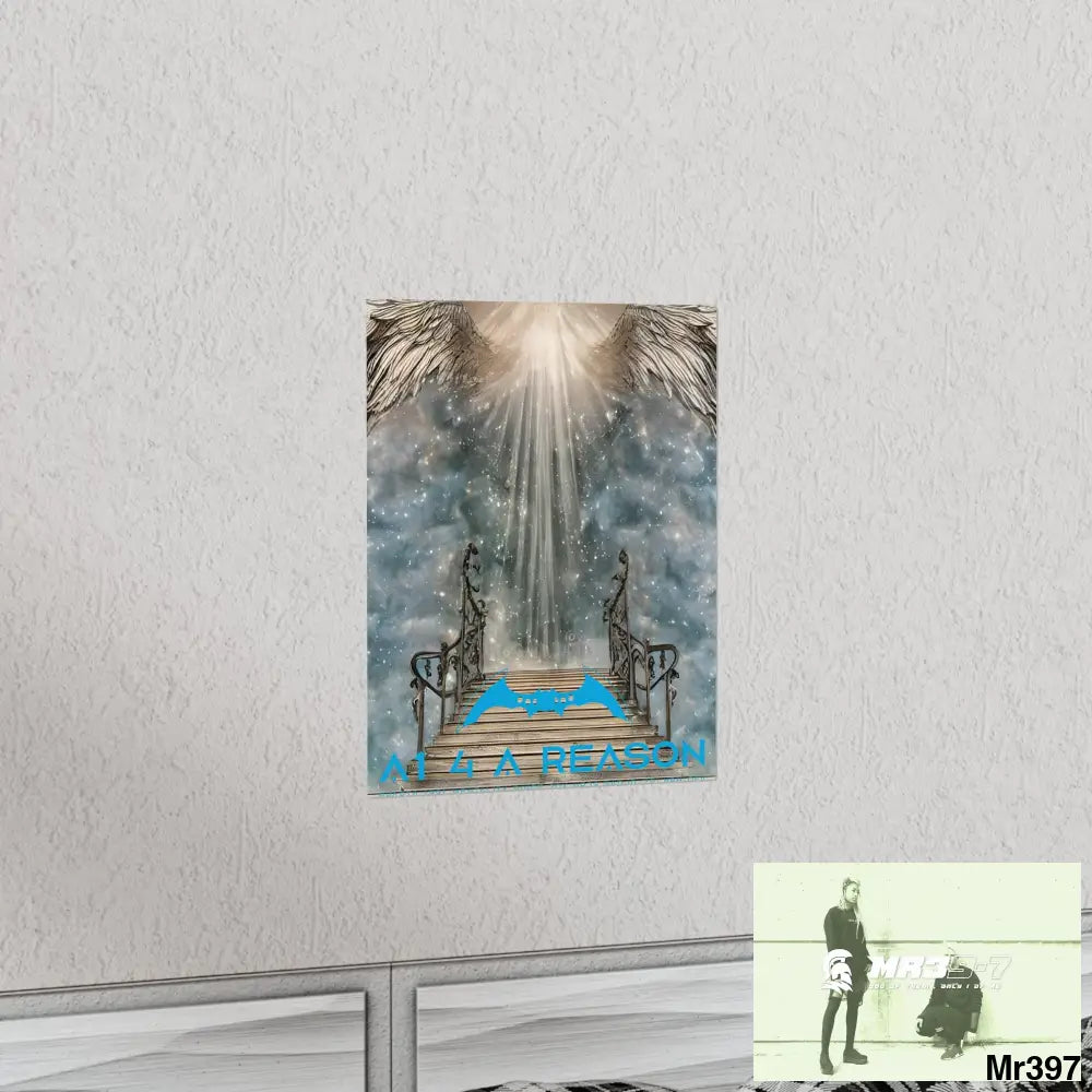 AI 4 A Reason stairway to heaven. Matte Vertical Posters Poster