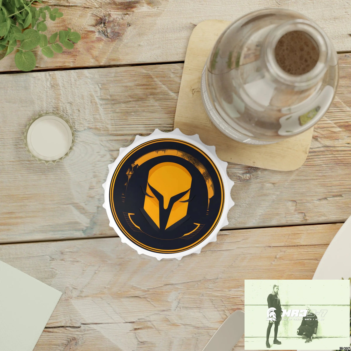AI A1-Sparta themed Magnetic Bottle Opener One size / White Accessories