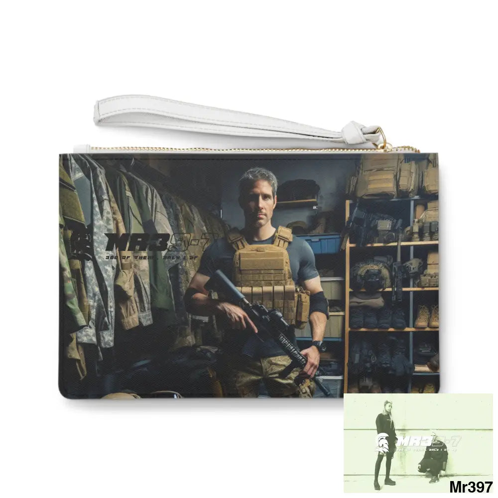 AI A1WDW + Mr39’7 My Death Flat 17-24 Ex Military to Pro Vigilante 1991- 01-10X-24 Themed Ladies Clutch Bag One size