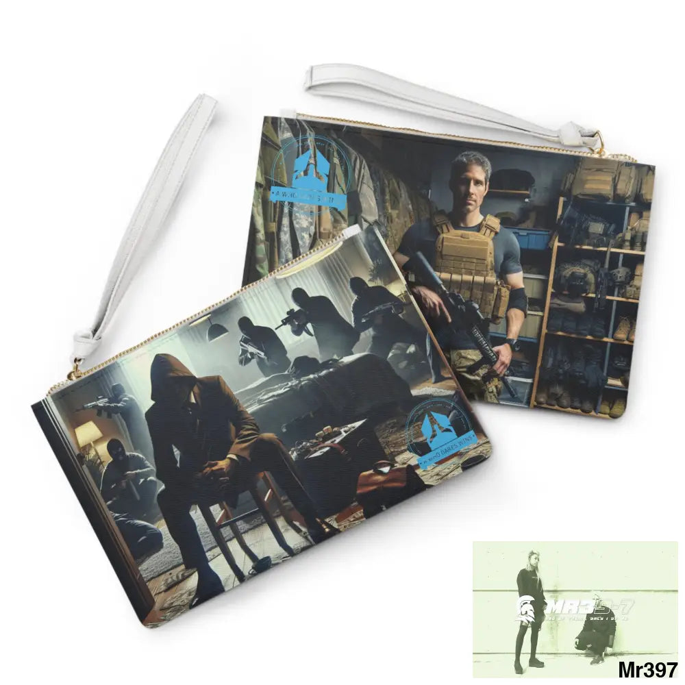 AI A1WDW My Death Flat 17-24 Ex Military to Pro Vigilante 1991- 01-10X-24 Themed Ladies Clutch Bag One size Bags