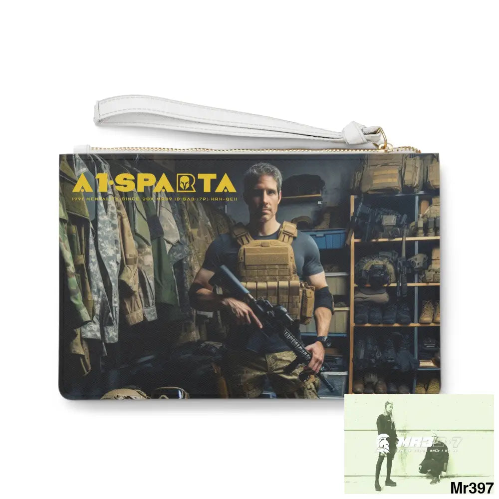 AI A1WDW/Sparta My Death Flat 17-24 Ex Military to Pro Vigilante 1991- 01-10X-24 Themed Ladies Clutch Bag One size Bags