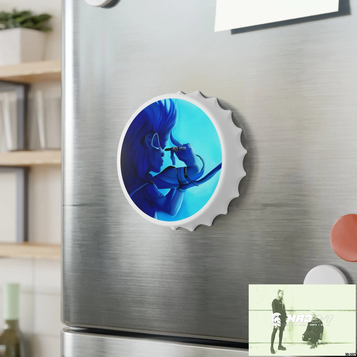 AI MR39-7 Theme Magnetic Bottle Opener One size / White Accessories