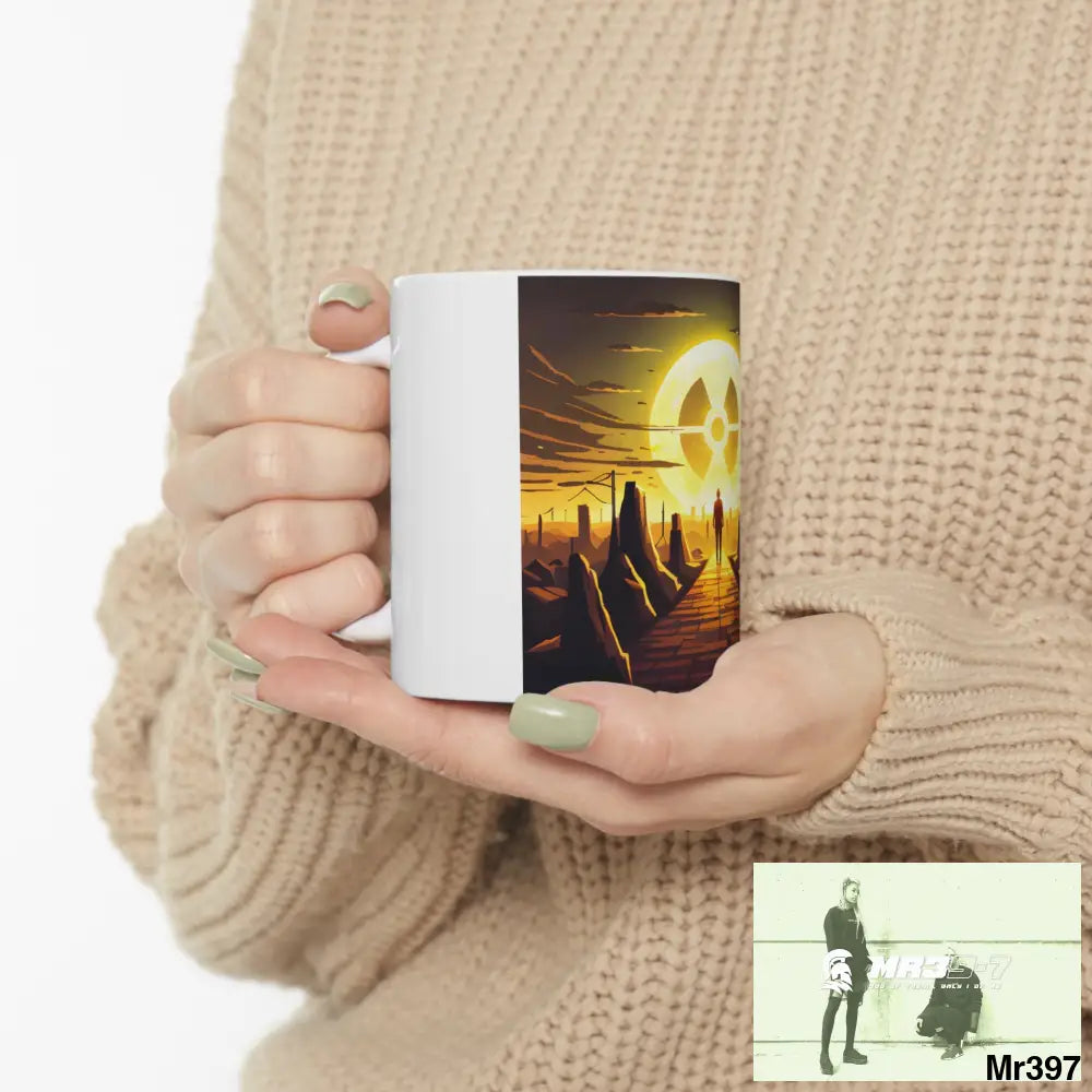 AI Radiation mash up Ceramic Mug 11oz 11oz Mug