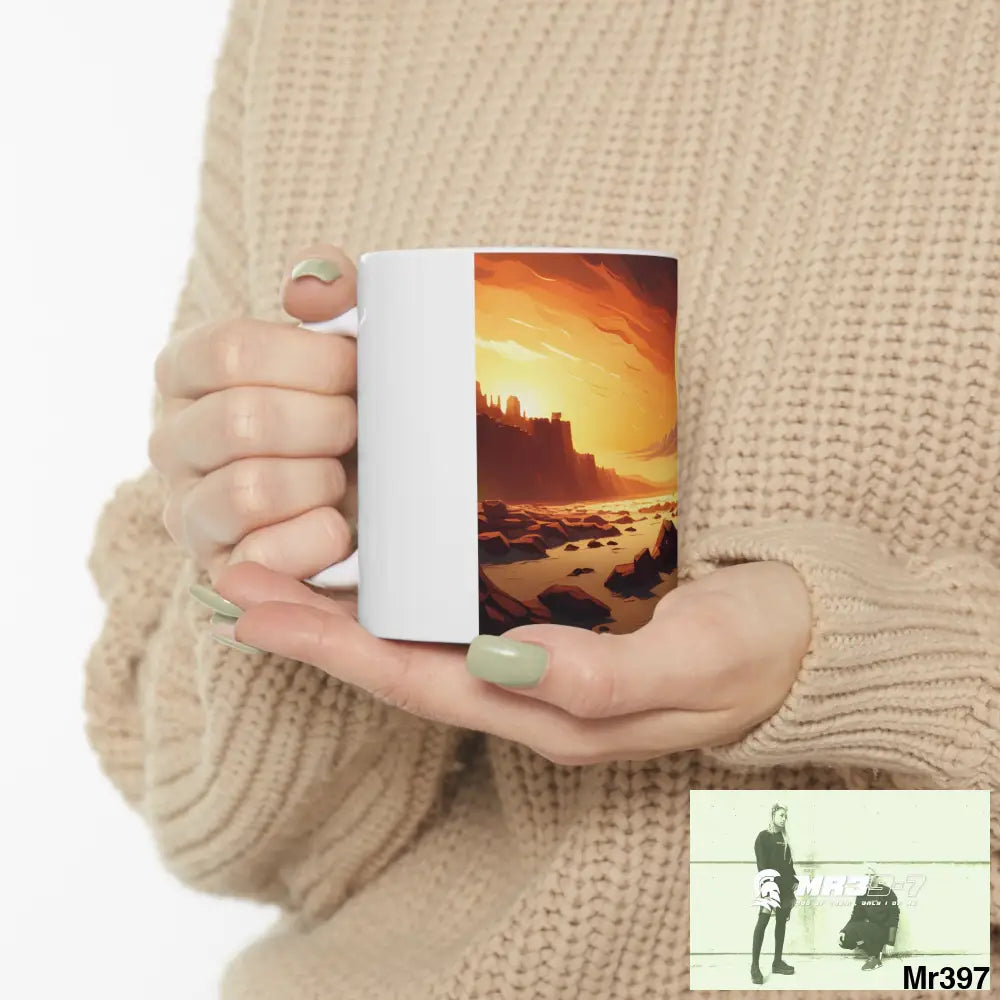 AI Radiation mash up Ceramic Mug 11oz 11oz Mug