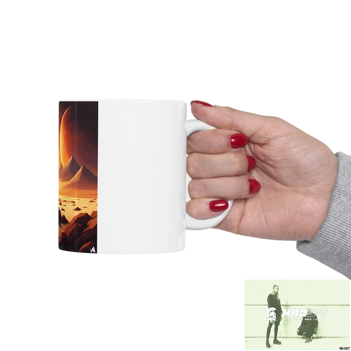 AI Radiation mash up Ceramic Mug 11oz 11oz Mug