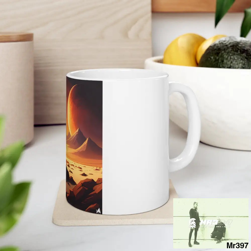 AI Radiation mash up Ceramic Mug 11oz 11oz Mug