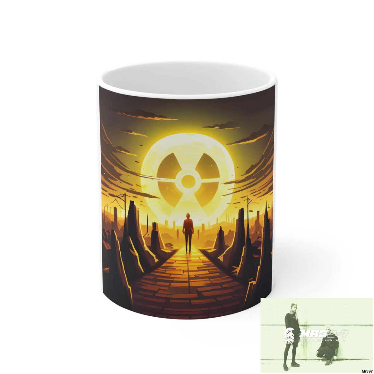 AI Radiation mash up Ceramic Mug 11oz 11oz Mug