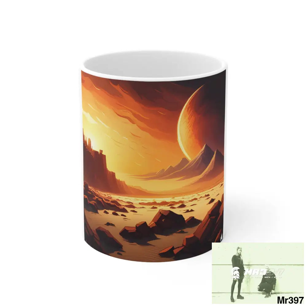AI Radiation mash up Ceramic Mug 11oz 11oz Mug