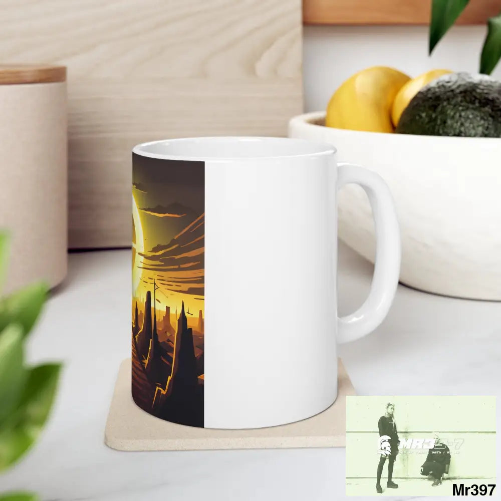 AI Radiation mash up Ceramic Mug 11oz 11oz Mug