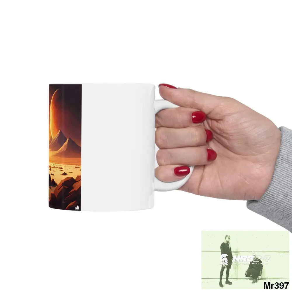 AI Radiation mash up Ceramic Mug 11oz 11oz Mug