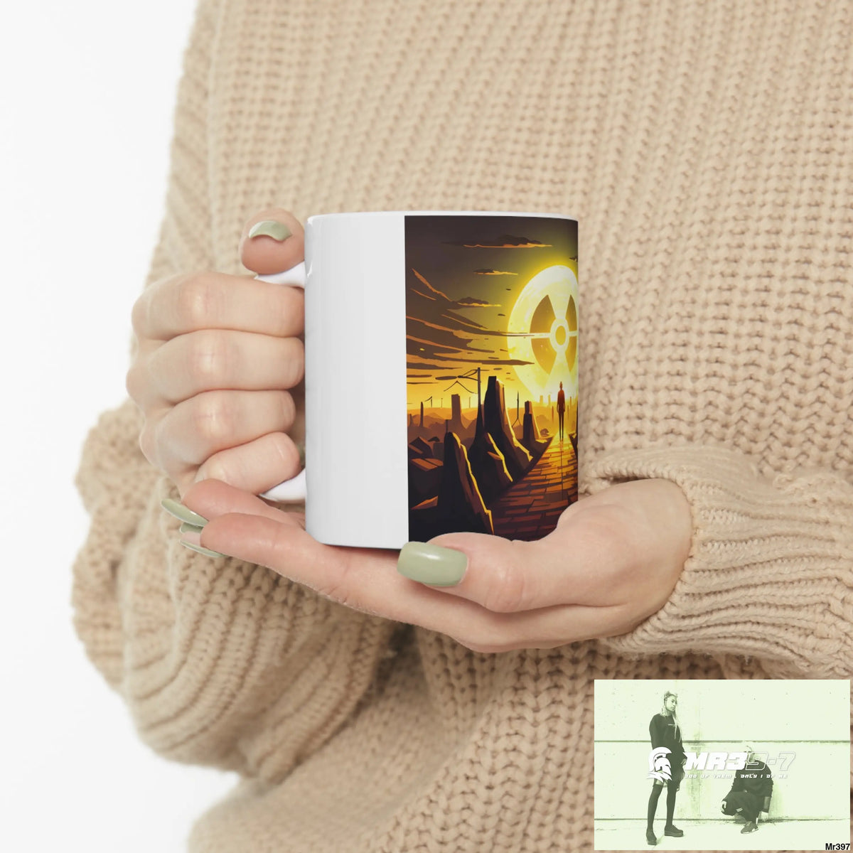 AI Radiation mash up Ceramic Mug 11oz 11oz Mug