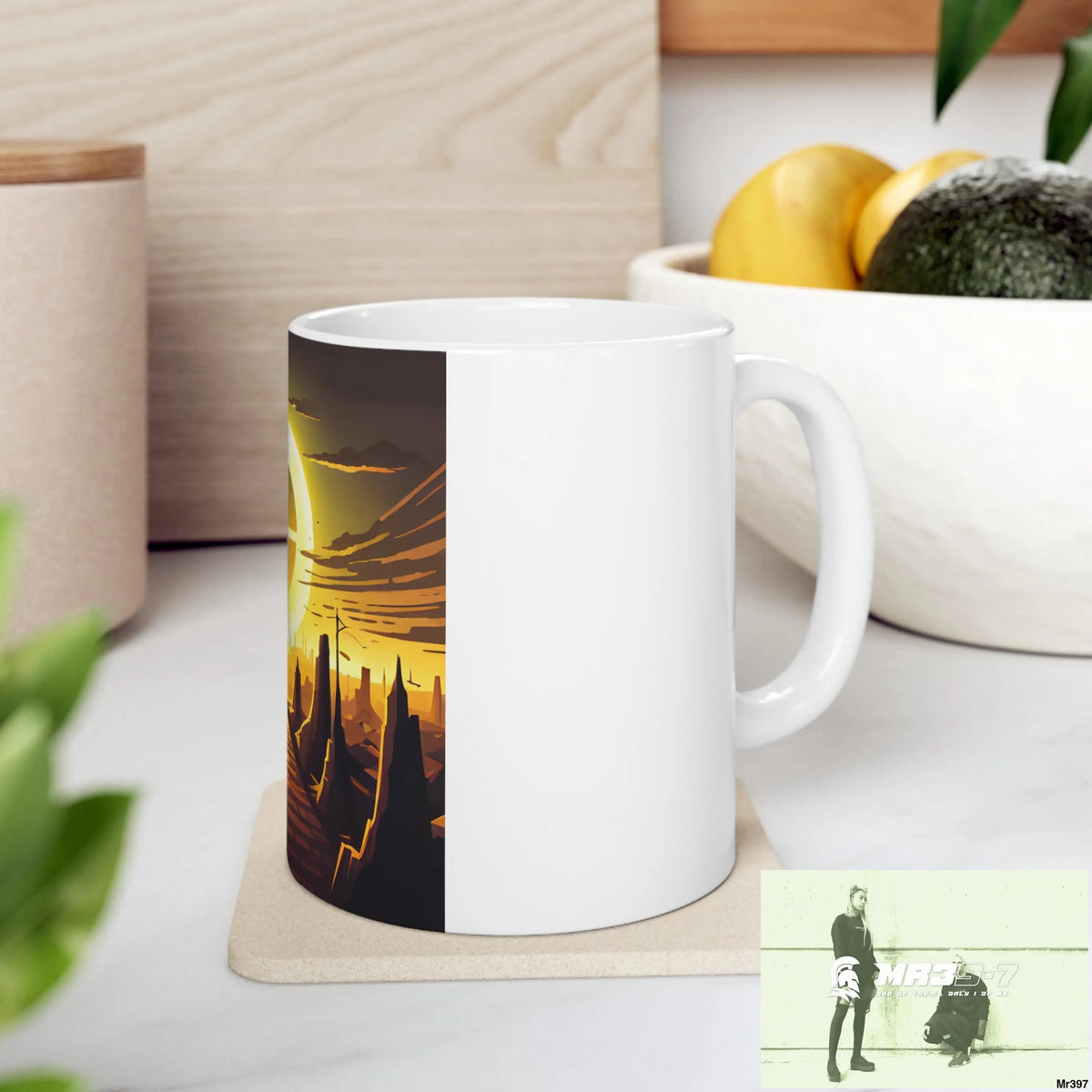 AI Radiation mash up Ceramic Mug 11oz 11oz Mug