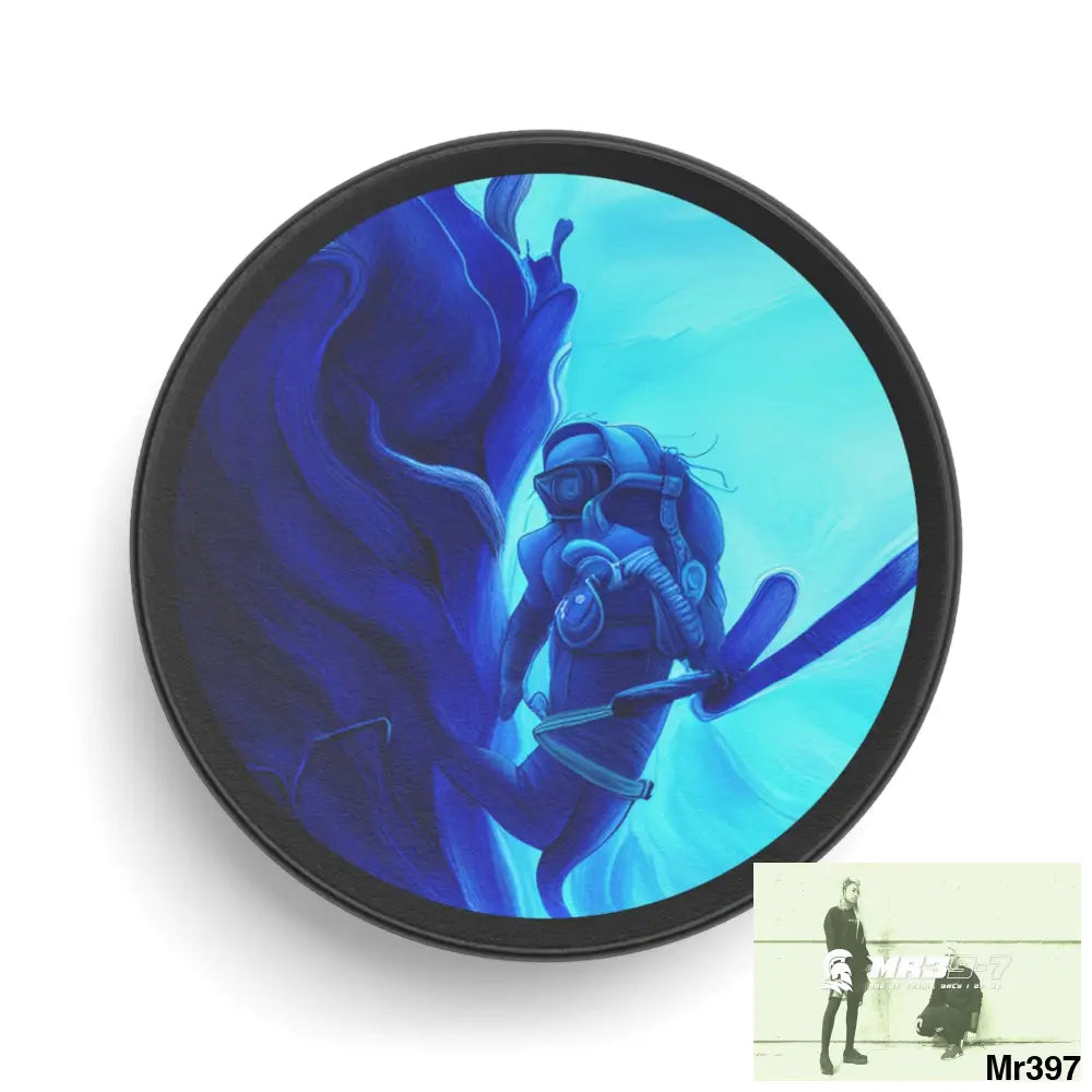 AI Scuba Vigilante Dive Dahab Theme Hockey Puck 3’’ Accessories