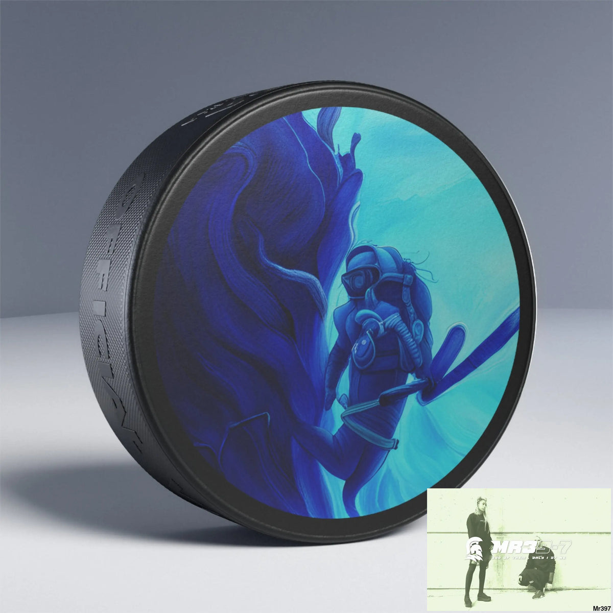 AI Scuba Vigilante Dive Dahab Theme Hockey Puck 3’’ Accessories